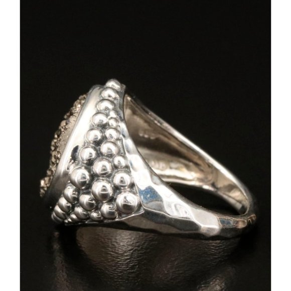 Michael Dawkins Sterling Silver Druzy Ring - Size 5.25 - Picture 4 of 8